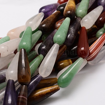 Natural Gemstone Beads Strands US-G-E329-25-1
