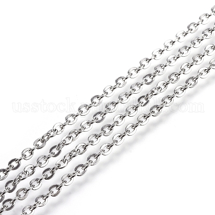 304 Stainless Steel Cable Chains US-CHS-F003-09P-D-1