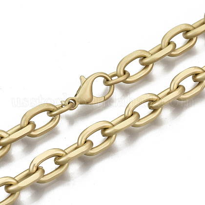 Iron Cable Chains Necklace Making US-MAK-N034-003A-MG-1