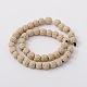 Round Synthetic Lava Rock Dyed Beads Strands US-G-N0105-17-2