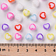Transparent Heart Acrylic Beads US-TACR-S117-M-5
