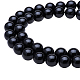 Natural Black Agate Round Beads Strands US-G-PH0011-10mm-1
