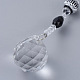 Faceted Crystal Glass Ball Chandelier Suncatchers Prisms US-AJEW-G025-A04-2