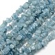 Natural Aquamarine Chip Beads Strands US-G-L154-19-1