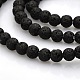 Natural Lava Rock Round Beads Strands US-G-N0120-18-4mm-1