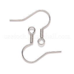 304 Stainless Steel Earring Hooks US-STAS-S111-002