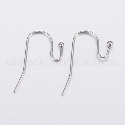304 Stainless Steel Earring Hooks US-STAS-H448-01P-1