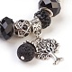 Handmade Glass Beads Charm Bracelets US-BJEW-JB03801-2