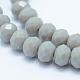 Faceted Rondelle Glass Beads Strands US-GLAA-I033-4mm-M-4