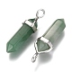 Natural Green Aventurine Double Terminated Pointed Pendants US-G-F295-04A-2