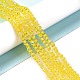 Electroplate Glass Beads Strands US-EGLA-A034-T6mm-L02-4