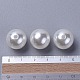 ABS Plastic Imitation Pearl Ball Beads US-MACR-A004-8mm-01-4