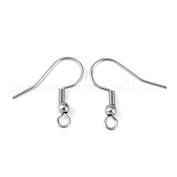 316 Surgical Stainless Steel Earring Hooks US-STAS-O032-01