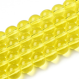 Transparent Glass Beads Strands US-GLAA-T032-T8mm-12