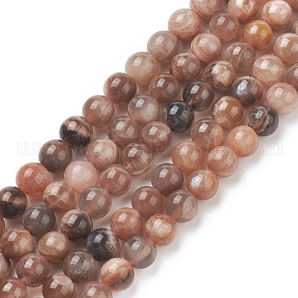 Natural Multi-Moonstone Beads Strands US-G-I247-14B-01A-1