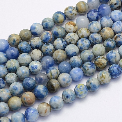 Natural Crazy Agate Beads Strands US-G-G707-8mm-A18-1