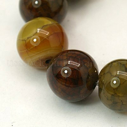 Dyed Natural Dragon Veins Agate Beads Strands US-X-G-C068-6mm-15-1