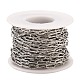 304 Stainless Steel Textured Paperclip Chains US-CHS-I009-01P-3