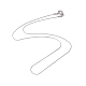 304 Stainless Steel Serpentine Chain Necklace for Men Women US-NJEW-G076-01B-P-2