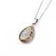 Natural & Synthetic Gemstone Pendant Necklaces US-NJEW-JN02160-3