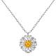 SHEGRACE Fashion Rhodium Plated 925 Sterling Silver Pendant Necklace US-JN123A-1