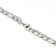 Fashionable 304 Stainless Steel Figaro Chain Necklaces for Men US-STAS-A028-N017P-3