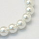 Baking Painted Pearlized Glass Pearl Round Bead Strands US-HY-Q003-6mm-01-2