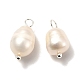 Natural Cultured Freshwater Pearl Pendants US-PALLOY-JF00942-02-2
