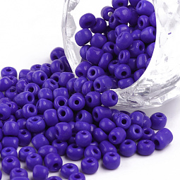 6/0 Glass Seed Beads US-SEED-US0003-4mm-48