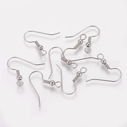 316 Surgical Stainless Steel Earring Hooks US-STAS-I090-03P