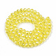 Electroplate Glass Beads Strands US-EGLA-A034-T6mm-B21-2