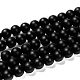 Natural Black Agate Beads Strands US-G-D543-10mm-1