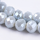 Electroplate Glass Beads Strands US-EGLA-D020-10x8mm-47-3
