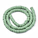 Handmade Polymer Clay Beads Strands US-CLAY-R089-6mm-050-7