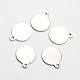 Stainless Steel Stamping Blank Tag Pendants US-STAS-L166-01-1