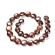 Natural Baroque Pearl Keshi Pearl Beads Strands US-PEAR-Q007-02-2
