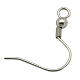 Earrings Findings Original Color 304 Stainless Steel Earring Hooks US-X-STAS-H011-1