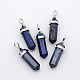 Natural Lapis Lazuli Double Terminated Pointed Pendants US-G-D415-16-1