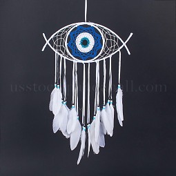 Creative Evil Eyes Dream-catching Decoration Pendant US-HJEW-K034-02