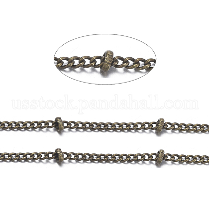 Brass Curb Chains US-CHC-R014-AB-1
