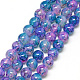Baking Painted Glass Beads Strands US-DGLA-Q023-6mm-DB72-1
