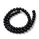 Natural Black Onyx Beads Strands US-G-Z024-01B-3