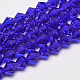 Imitate Austrian Crystal Bicone Glass Beads Strands US-GLAA-F029-6x6mm-06-1