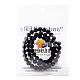 PandaHall Elite Grade A Round Frosted Natural Black Agate Beads Strands US-G-PH0006-04-5