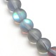 Synthetic Moonstone Beads Strands US-G-F142-8mm-02-3