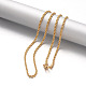 304 Stainless Steel Rope Chain Necklaces US-NJEW-F195-05A-G-2