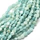 Natural Amazonite Nuggets Beads Strands US-G-J335-31-1