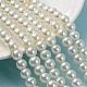 Baking Painted Pearlized Glass Pearl Round Bead Strands US-HY-Q330-8mm-02-1