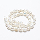 Oval Natural Cultured Freshwater Pearl Beads Strands US-PEAR-R015-45-4