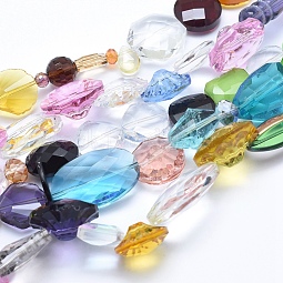 Glass Beads Strands US-GLAA-F081-12